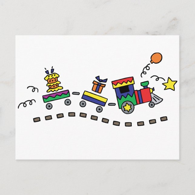 Party Postkarte (Vorderseite)