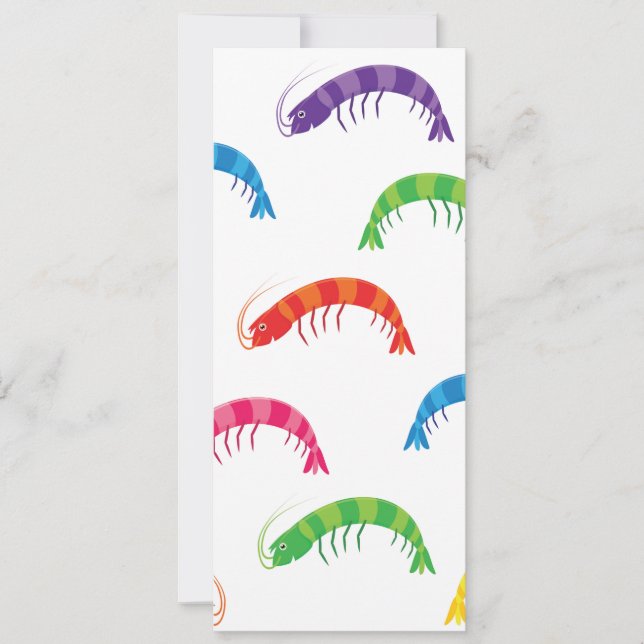 Party Prawns Einladung (Vorderseite)