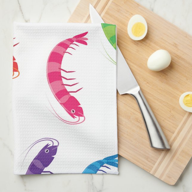 Party Prawns Handtuch (Viertel Falte)