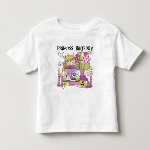 Party Prinzessin 4. Geburtstagsgeschenke und Gesch Kleinkind T-shirt