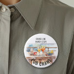 Party Pub Crawl Cruise Line Cocktails Button<br><div class="desc">Dieses Design kann in dem Bereich personalisiert werden, der durch das Ändern des Fotos und/oder Textes zur Verfügung gestellt wird. Sie können auch angepasst werden, indem Sie auf Vorlage personalisieren klicken und dann auf die Schaltfläche klicken, um weitere Optionen anzupassen, um die Hintergrundfarbe zu löschen oder zu ändern, Text hinzuzufügen,...</div>