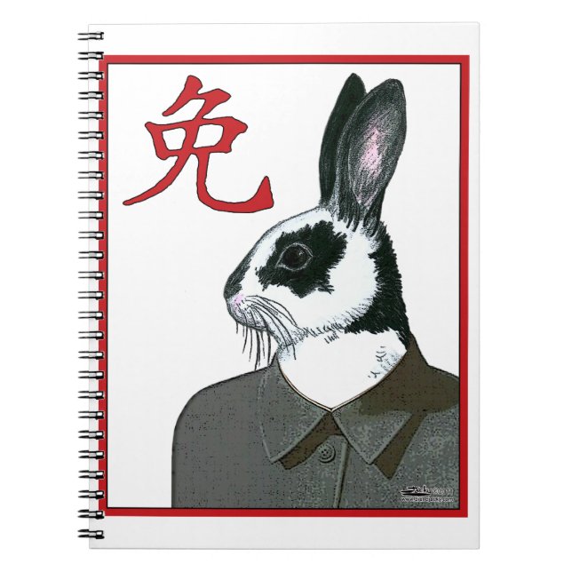 Party Rabbit Notizblock (Vorderseite)
