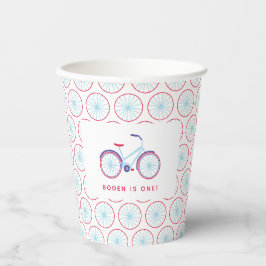 Party Red Blue Personalisiertes Party Pappbecher
