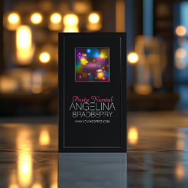 Party Rental Tableware Dekor Ballonmaterial Visitenkarte