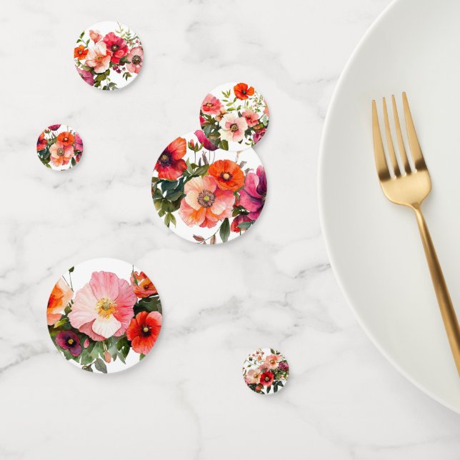 Party Rosa und Rot Konfetti (Gruppe)