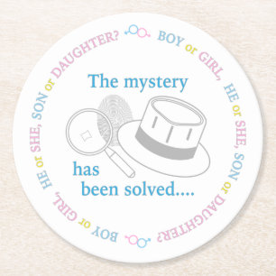 Party Runder Pappuntersetzer