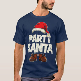 Party Santa Funny T-Shirt