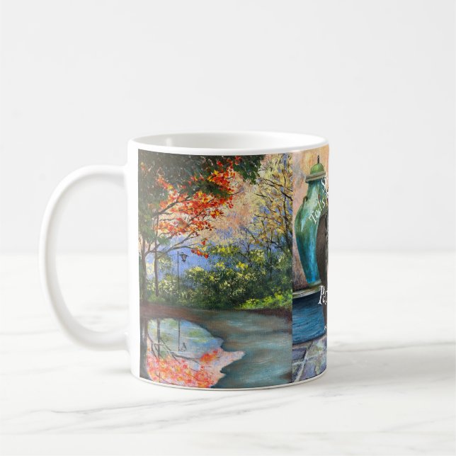Party Save the Date Tiki Bar Hut Shack Kaffeetasse (Links)