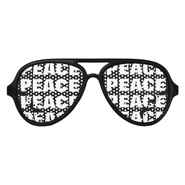 Party-Schatten | Benutzerdefinierte schwarze Sonne Partybrille (Vorderseite)