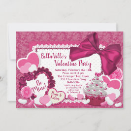 Party Schatzvalentines Tages Einladung