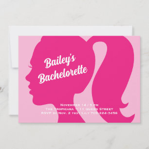 Party Sehr rosa Bachelorette Einladung