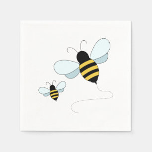 Party Serviette Biene Baby Shower Dekoration Gold