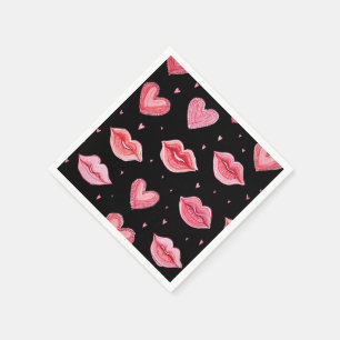 Party Servietten Glücklicher Valentinstag