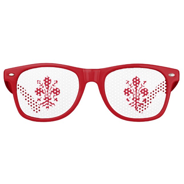 Party Shades Sonnenbrille mit der Fahne von Floren (Vorderseite)