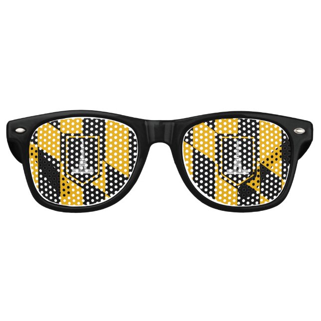 Party Shades Sonnenbrille mit der Flagge von Balti (Vorderseite)