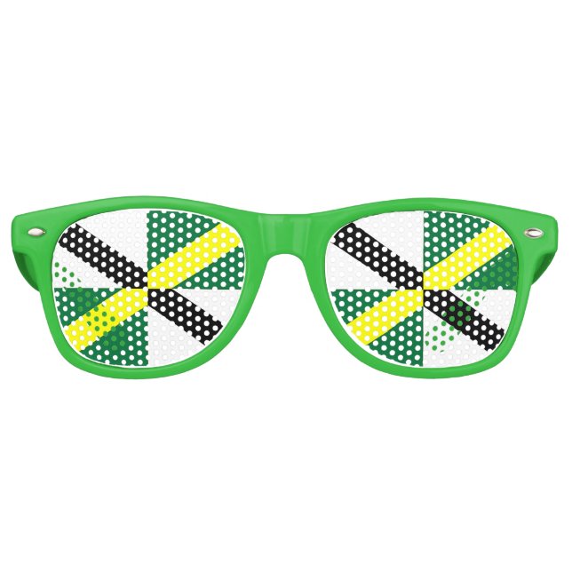 Party Shades Sonnenbrille mit Fahne von Monterey (Vorderseite)