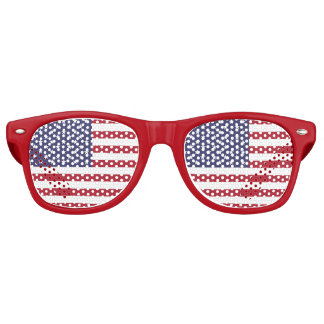 Party Shades Sonnenbrillen mit US-Flagge