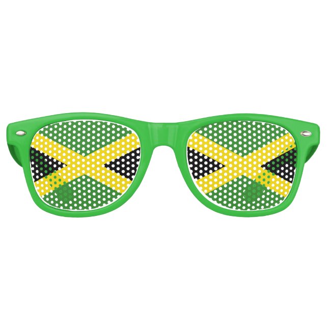 Party Shades Sunglasses - Jamaika-Flagge Partybrille (Vorderseite)