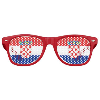 Party Shades Sunglasses - Kroatien-Flagge Partybrille