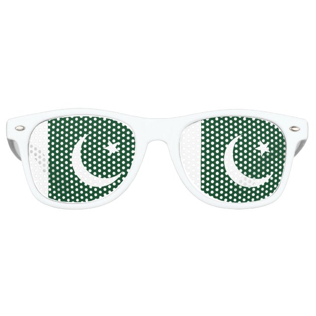 Party Shades Sunglasses - pakistanische Flagge Partybrille (Vorderseite)