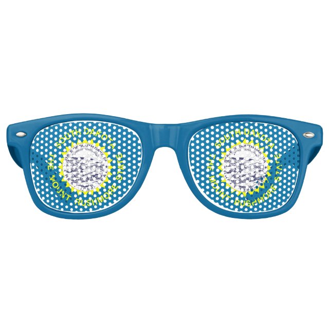 Party Shades Sunglasses - South Dakota Fahne Partybrille (Vorderseite)