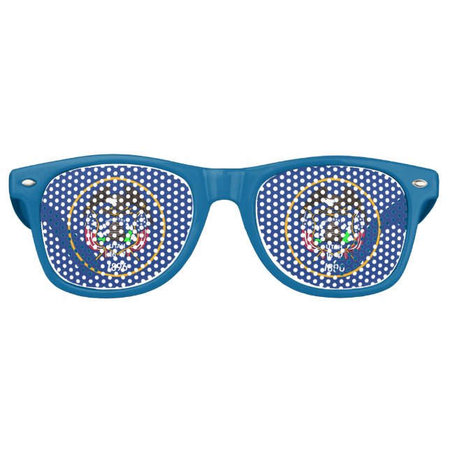 Party Shades Sunglasses - Utah-Flagge Partybrille (Vorderseite)