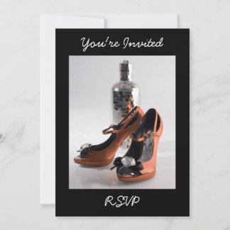 Party Shoe Einladung, Sie sind eingeladen, UAWG Einladung
