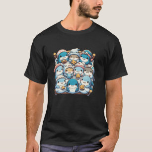 Party Sleepover Party Sea Animal Sha T-Shirt