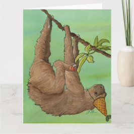 Party: Sloth Card 8.5"x11" Dankeskarte