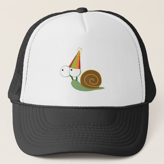Party Snail Truckerkappe (Vorderseite)