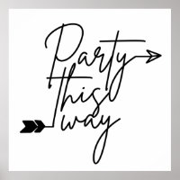 Party so Richtung Poster