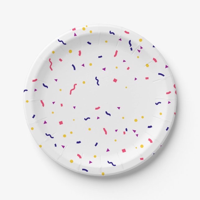 Party-Sprinkle Pappteller (Vorderseite)