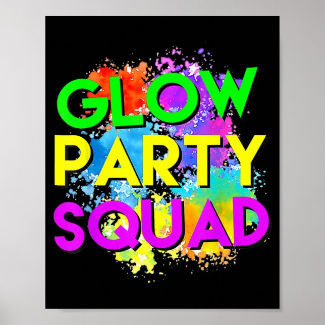 Party-Squad Halloween-Kostüm für Frauen Männer K Poster (Vorne)