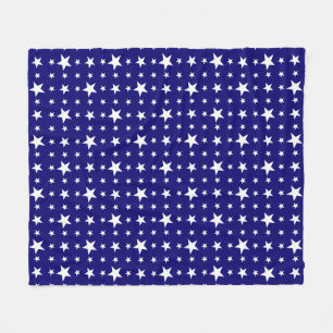 Party Stars auf Blue Fleecedecke
