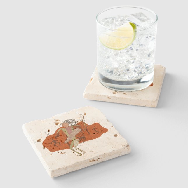 Party Steinuntersetzer (Seitenansicht)