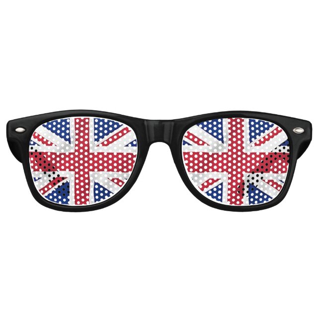 Party Sunglasses - Flagge des Vereinigten Königrei Partybrille (Vorderseite)