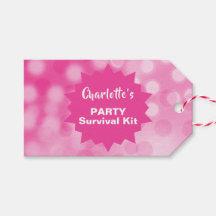 Party Survival Kit DIY Günstigen Rechteckkleben