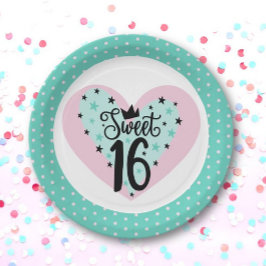 Party! Sweet 16 Birthday  Pappteller