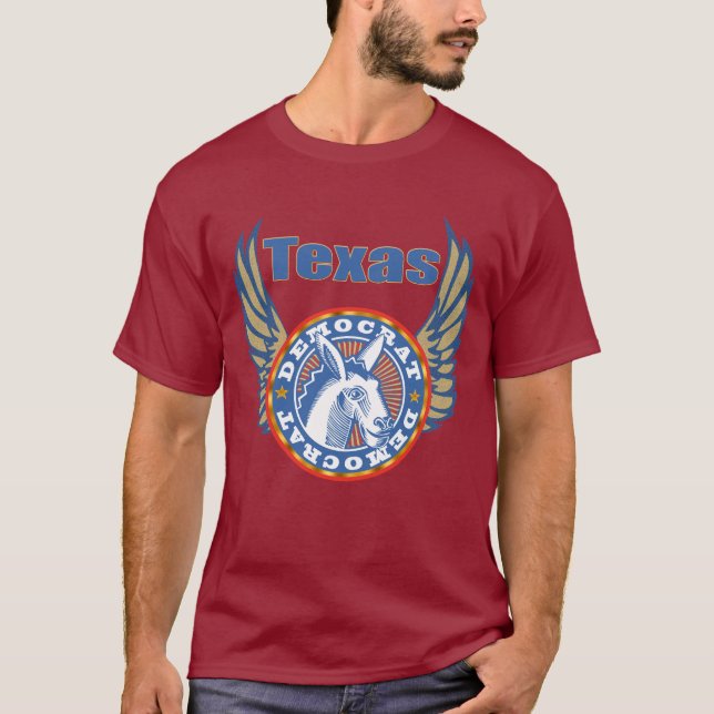 Party-T - Shirts Texas Demokrat (Vorderseite)