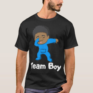Party Team Boy Dabbing Black Baby T-Shirt