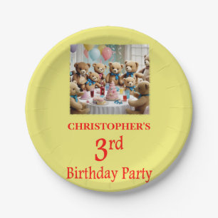 Party Teddy Bears Party Pappteller
