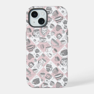 Party-Teetassen-Kaffeetassen Case-Mate iPhone-Hüll iPhone 15 Hülle