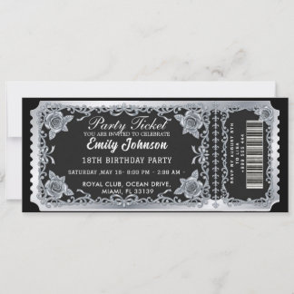 Party Ticket Invitation 2026