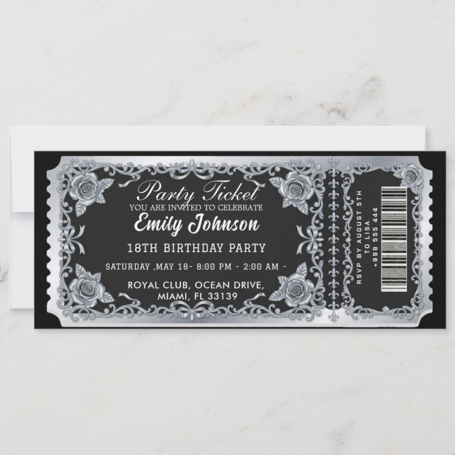 Party Ticket Invitation 2026 (Devant)