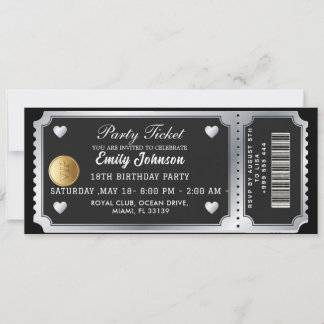 Party Ticket Invitation 2026