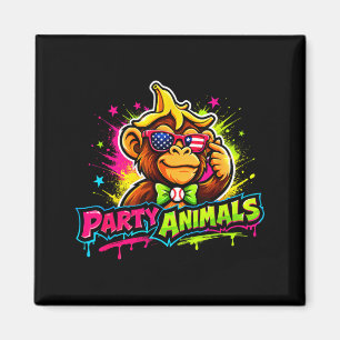Party-Tiere Baseball-Trikot Magnet