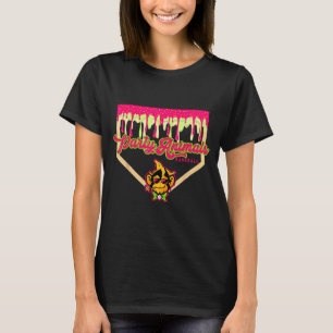 Party-Tiere Baseball tropfende Platte Affe T-Shirt