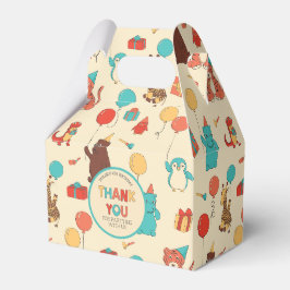 Party-Tiere Danke Geschenk Geschenkschachtel