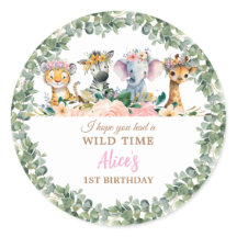 Party-Tiere Safari Mädchen Dschungel Wild