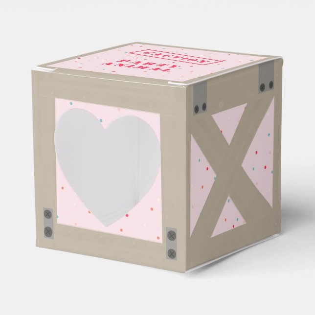 Party Tierkiste Geburtstag Geschenkschachtel (Vorderseite)